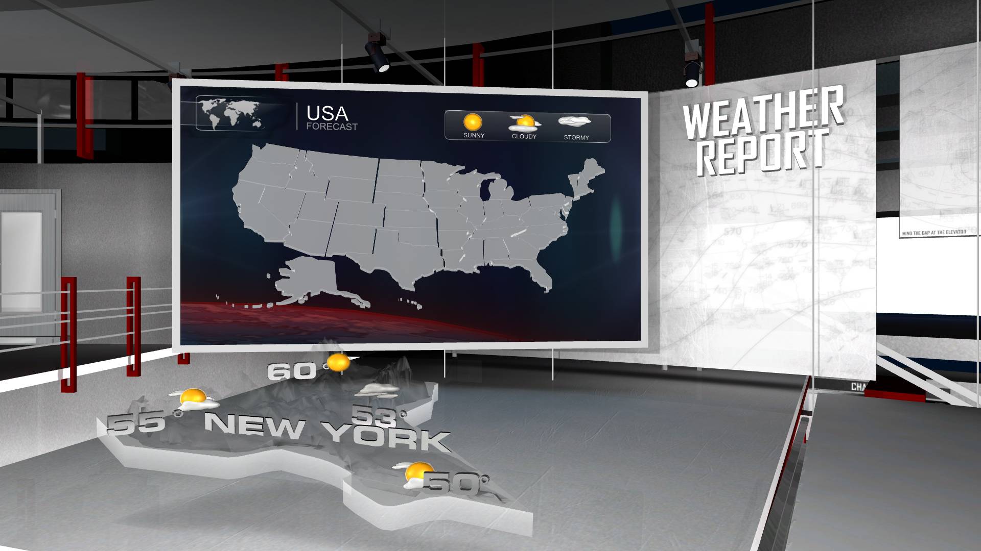 WEATHER REPORT - NAB 2014 | ON-AIR Graphics